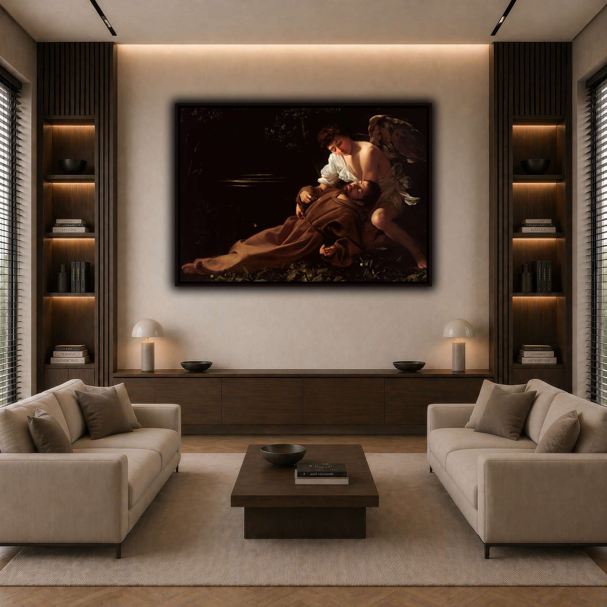 35 dark neutral-living room