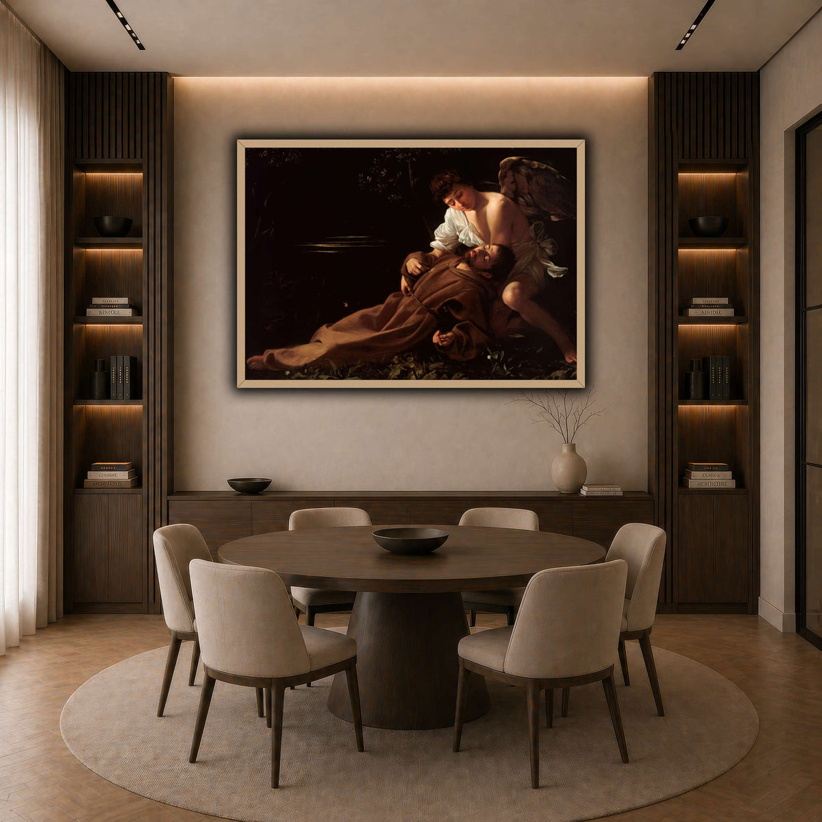 35 dark neutral-dining room