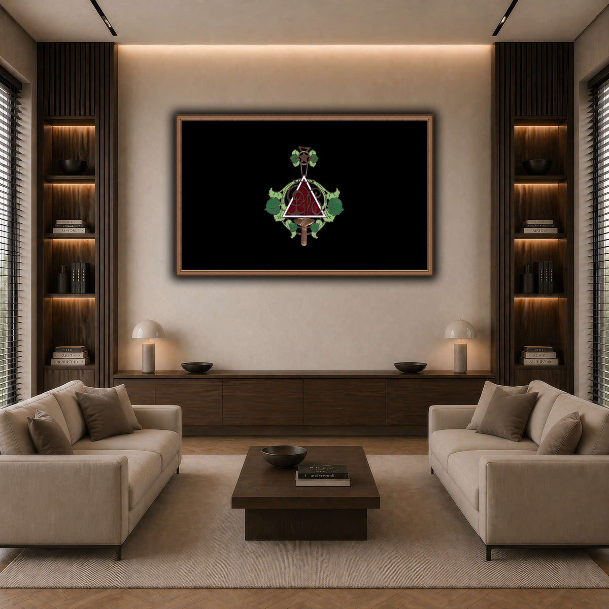 36_Alphonse_Mucha dark neutral-living room