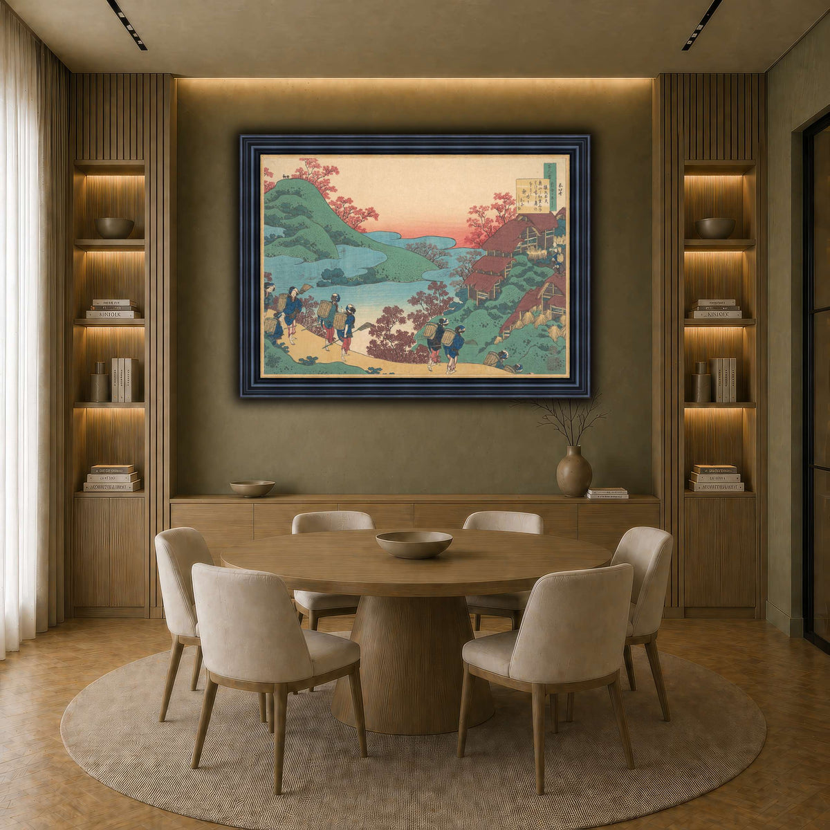 3_Katsushika Hokusai  earth-dining room