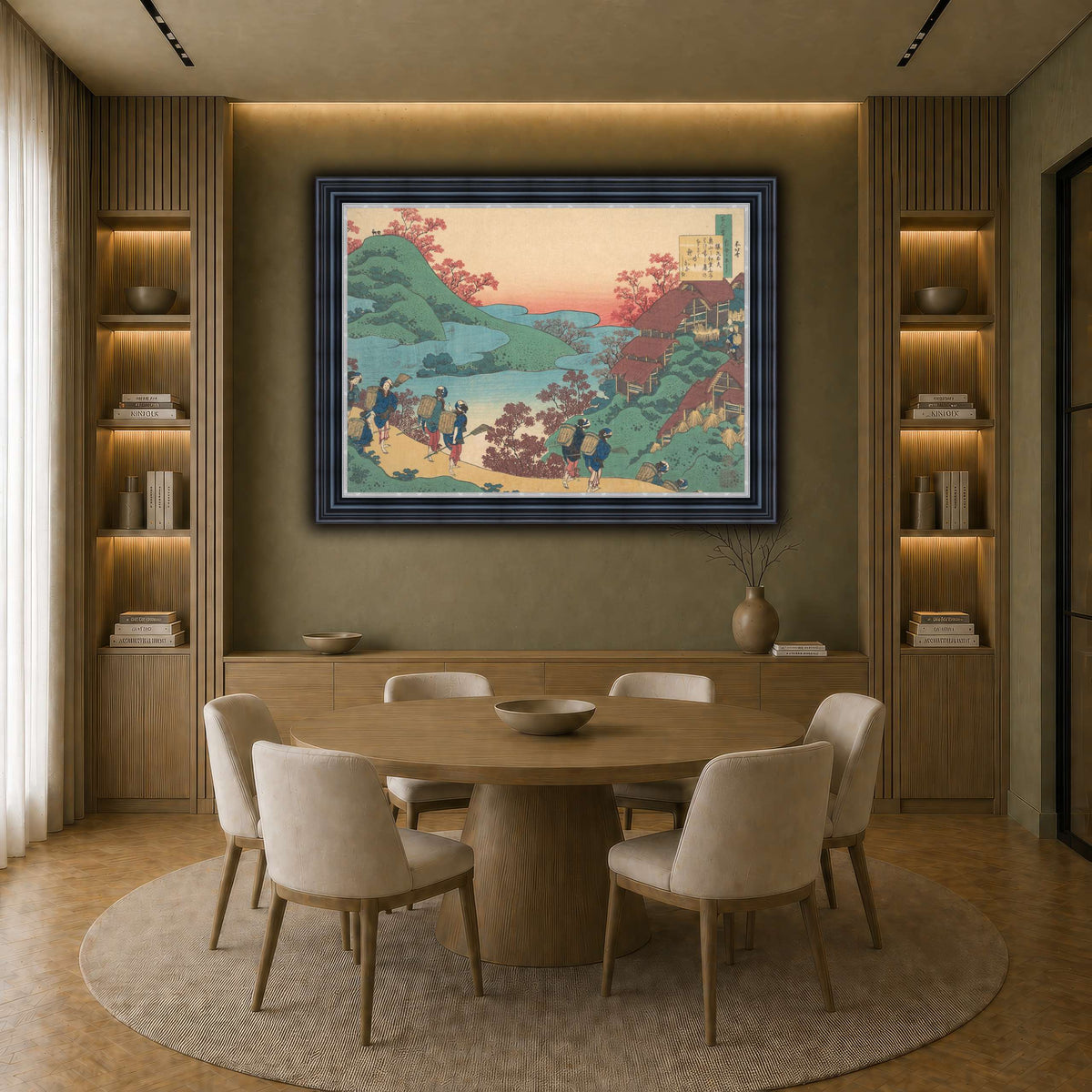 3_Katsushika Hokusai  earth-dining room