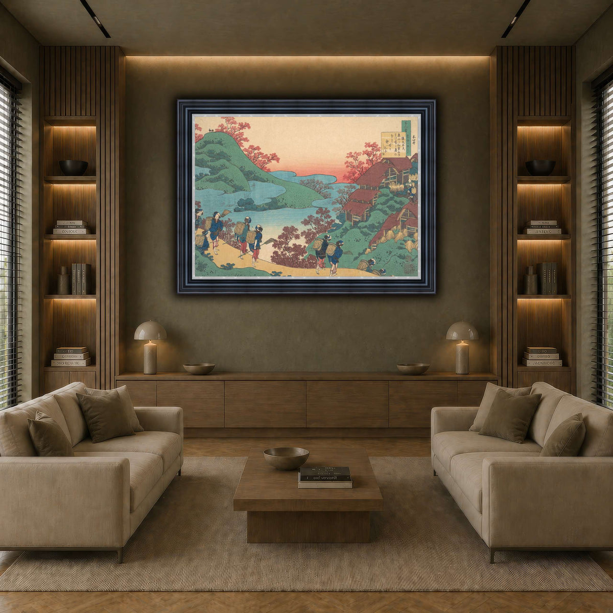 3_Katsushika Hokusai  earth-living room