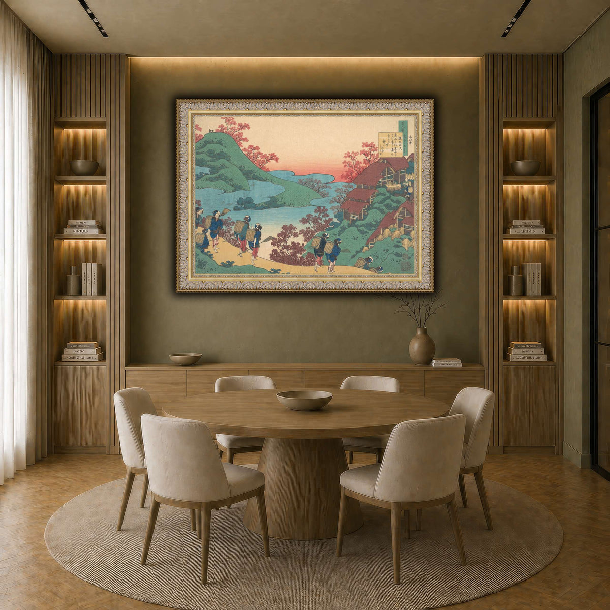 3_Katsushika Hokusai  earth-dining room