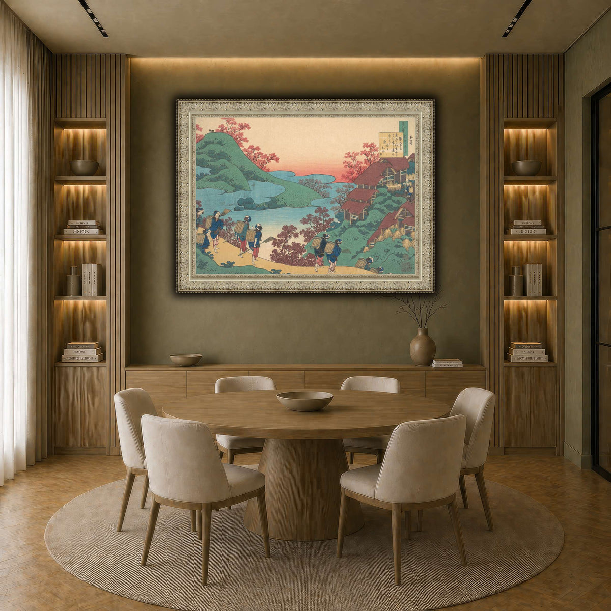 3_Katsushika Hokusai  earth-dining room