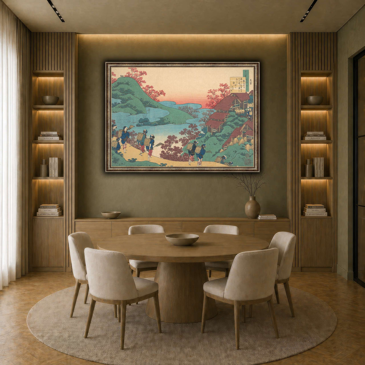 3_Katsushika Hokusai  earth-dining room
