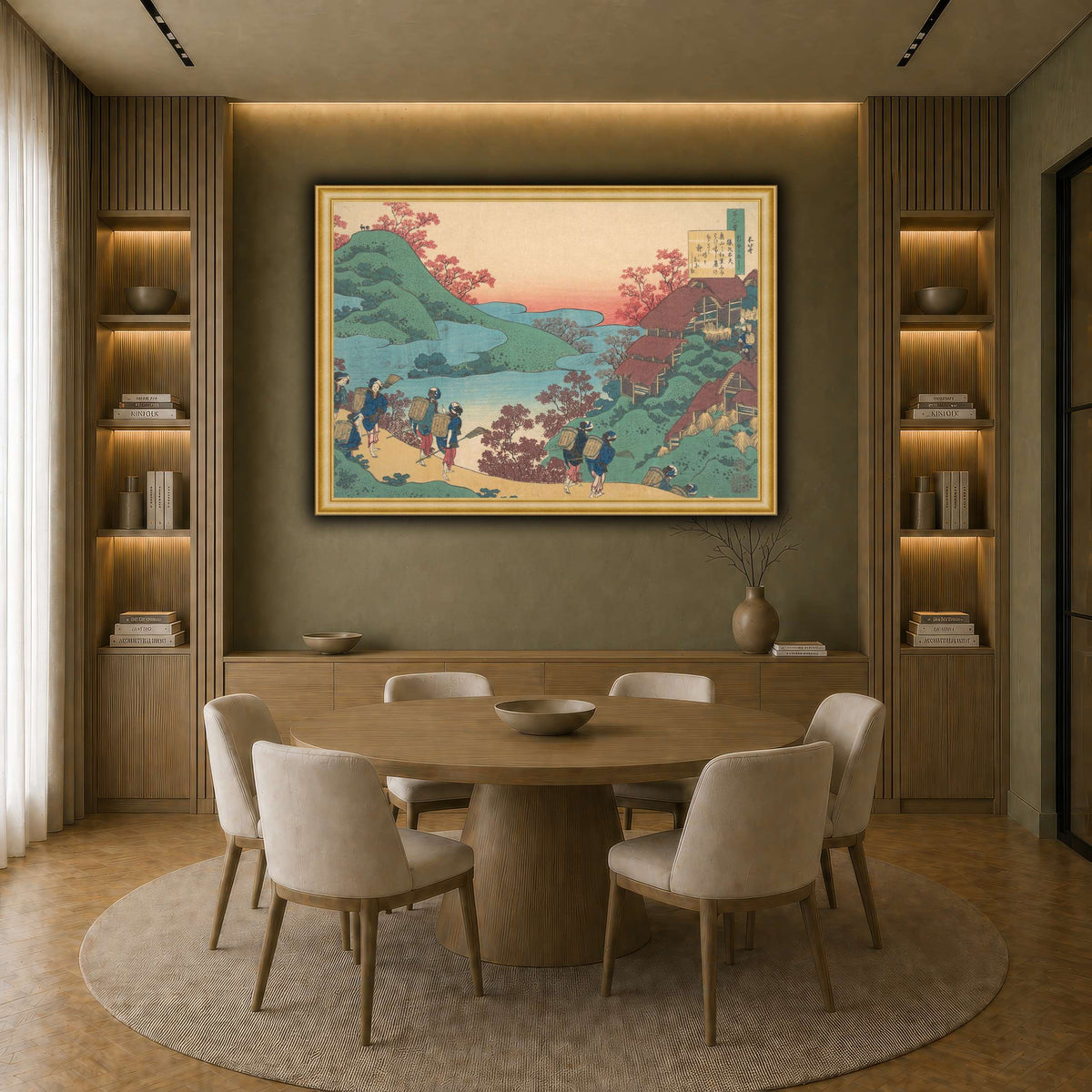 3_Katsushika Hokusai  earth-dining room
