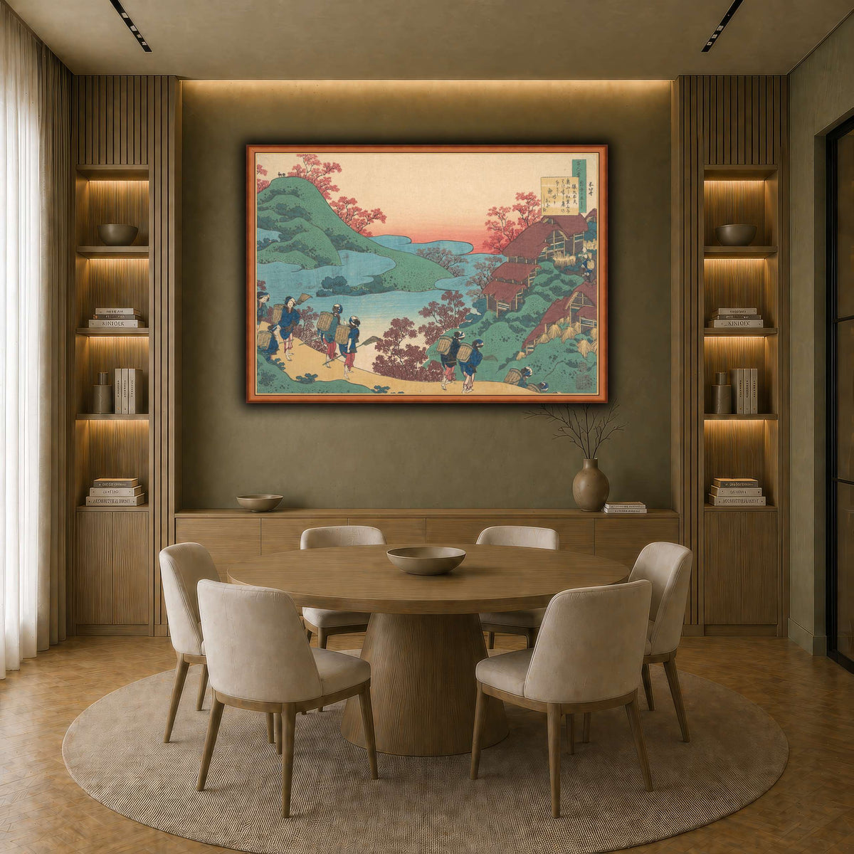 3_Katsushika Hokusai  earth-dining room