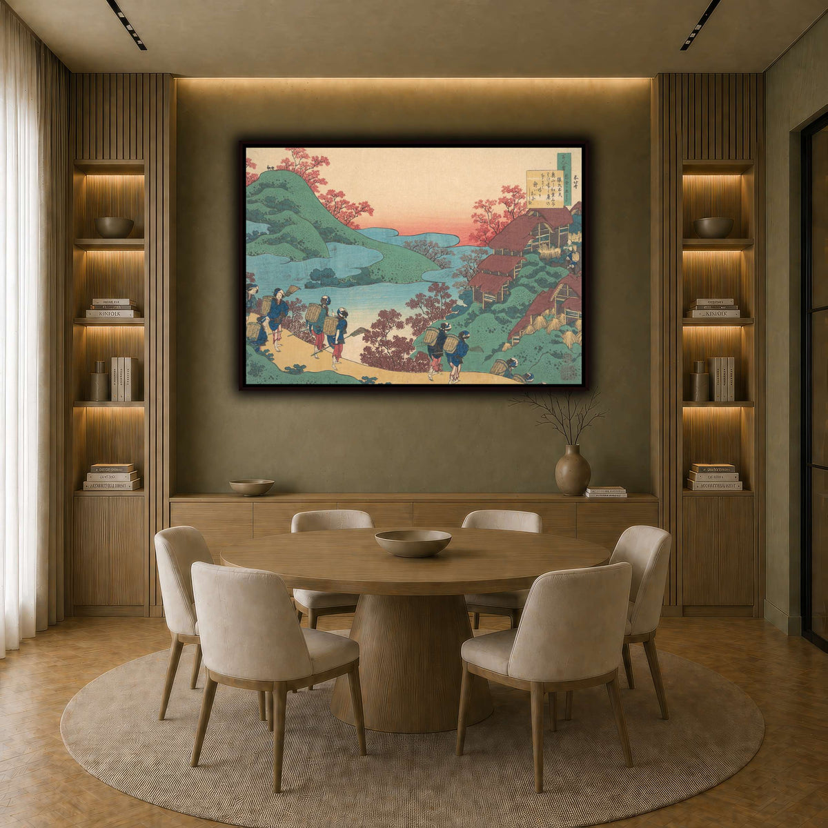 3_Katsushika Hokusai  earth-dining room