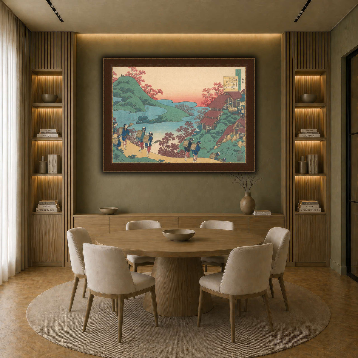 3_Katsushika Hokusai  earth-dining room
