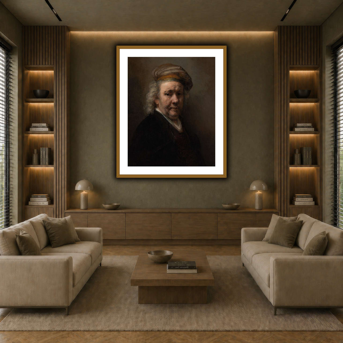 3_Rembrandt-van-Rijn earth-living room