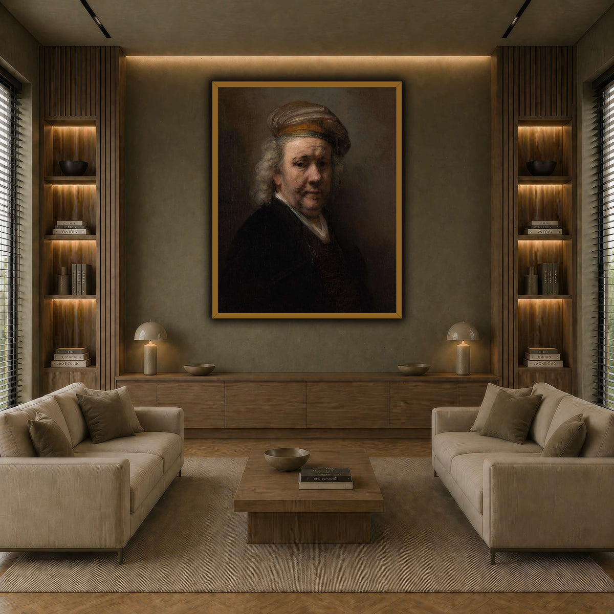 3_Rembrandt-van-Rijn earth-living room