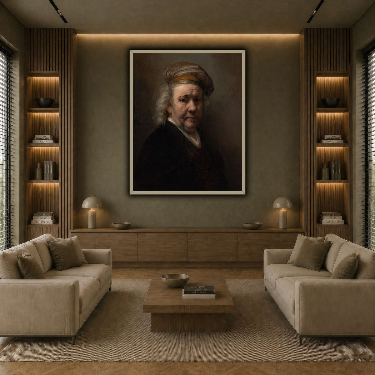 3_Rembrandt-van-Rijn earth-living room