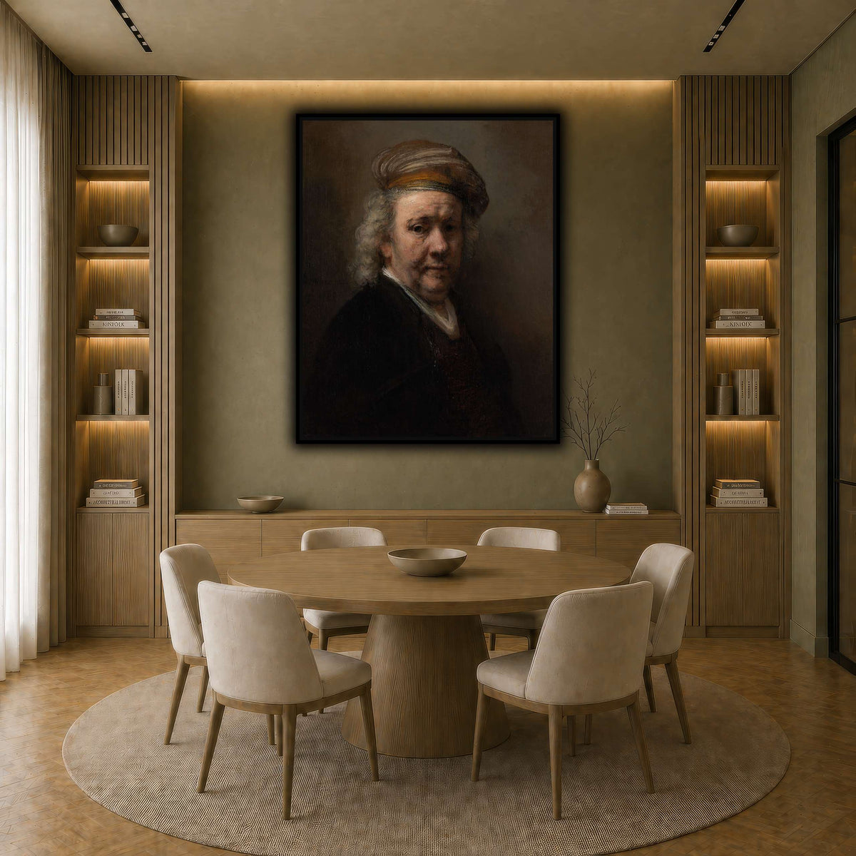 3_Rembrandt-van-Rijn earth-dining room