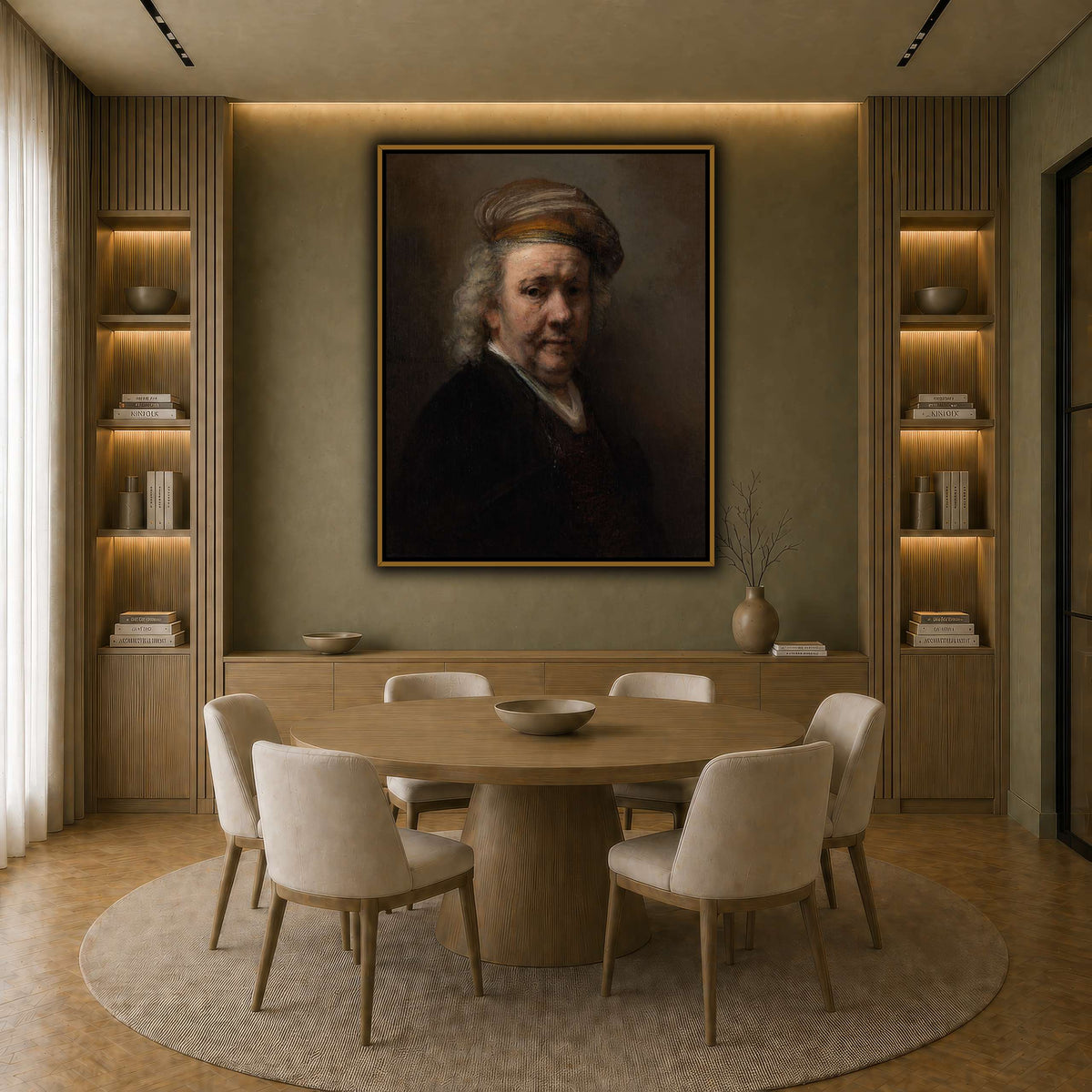 3_Rembrandt-van-Rijn earth-dining room