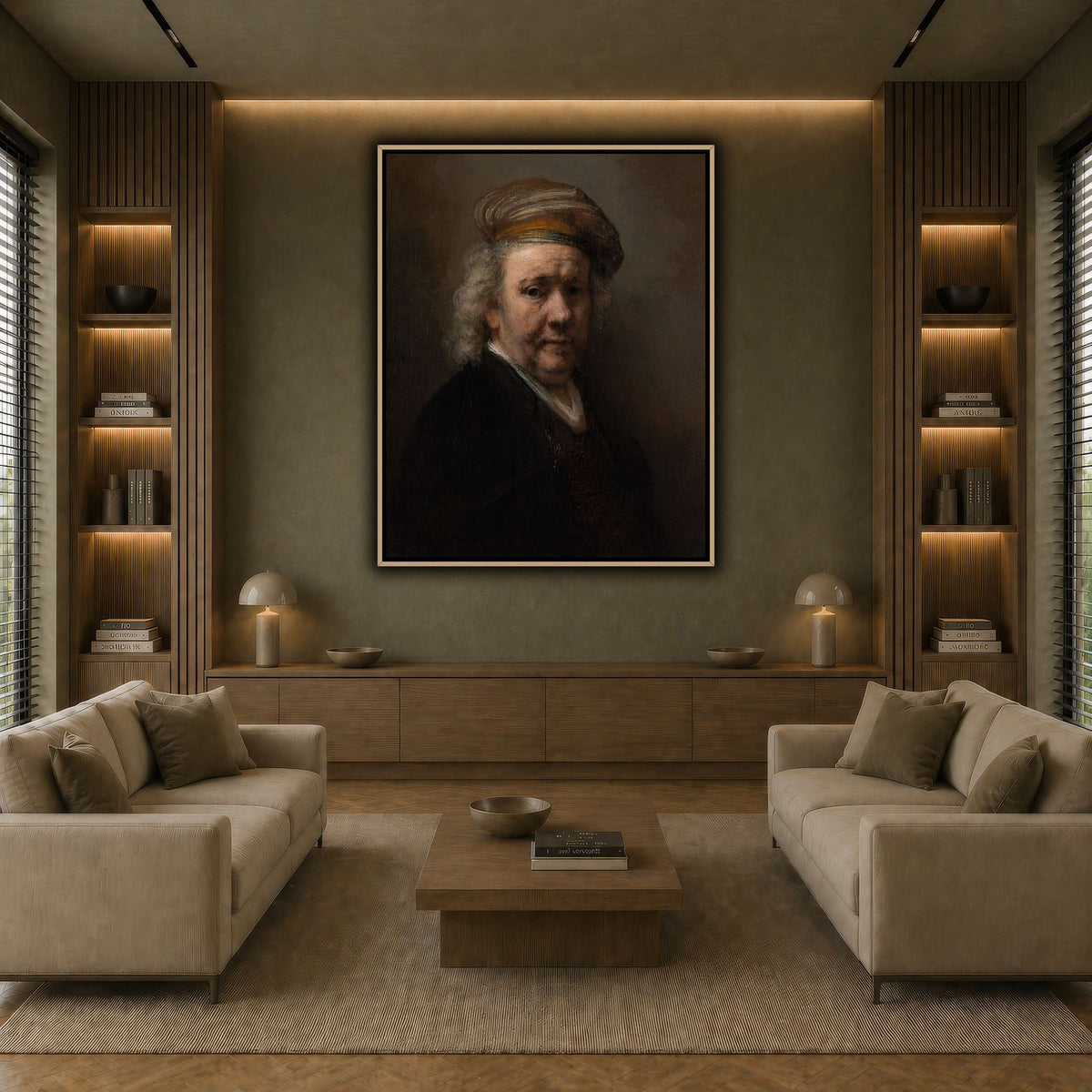 3_Rembrandt-van-Rijn earth-living room