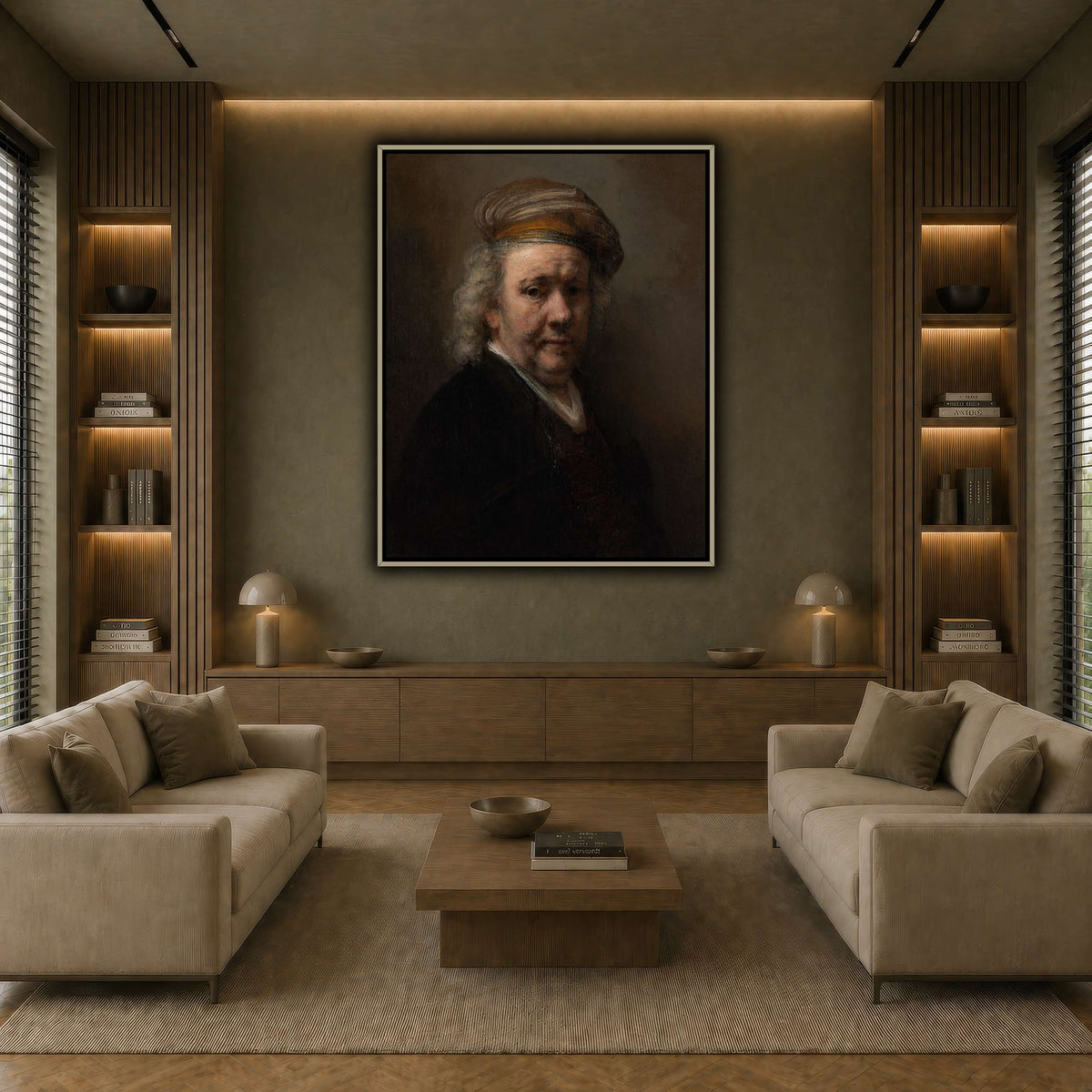 3_Rembrandt-van-Rijn earth-living room