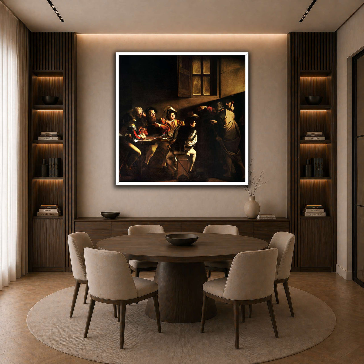 40 dark neutral-dining room