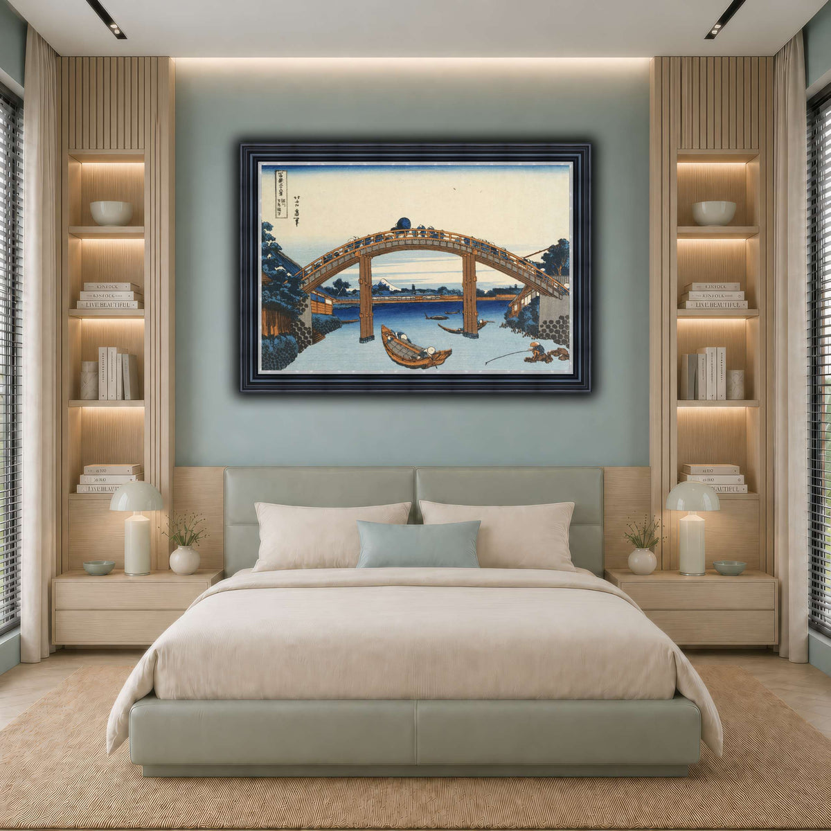 5_Katsushika Hokusai  cool-bedroom