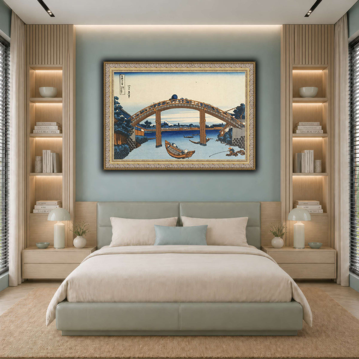 5_Katsushika Hokusai  cool-bedroom