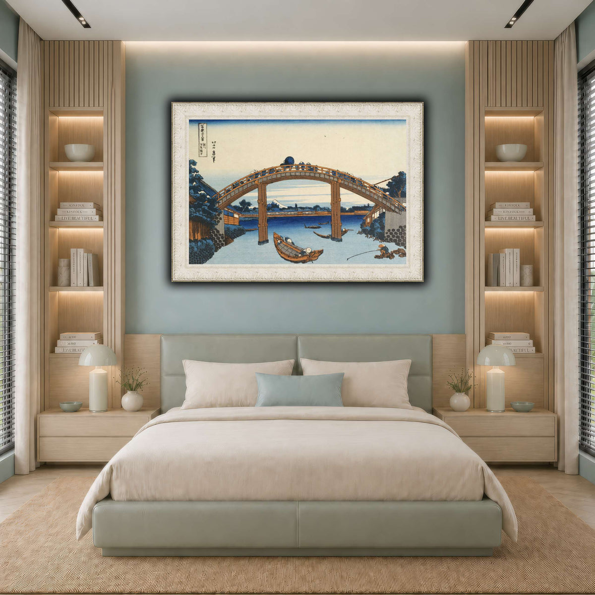 5_Katsushika Hokusai  cool-bedroom