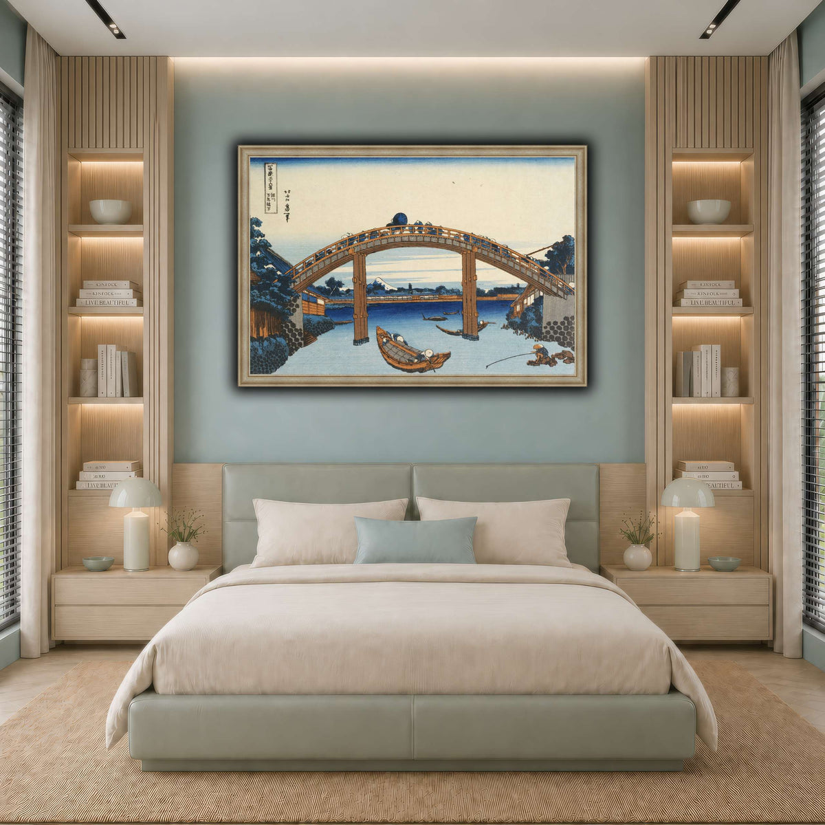 5_Katsushika Hokusai  cool-bedroom