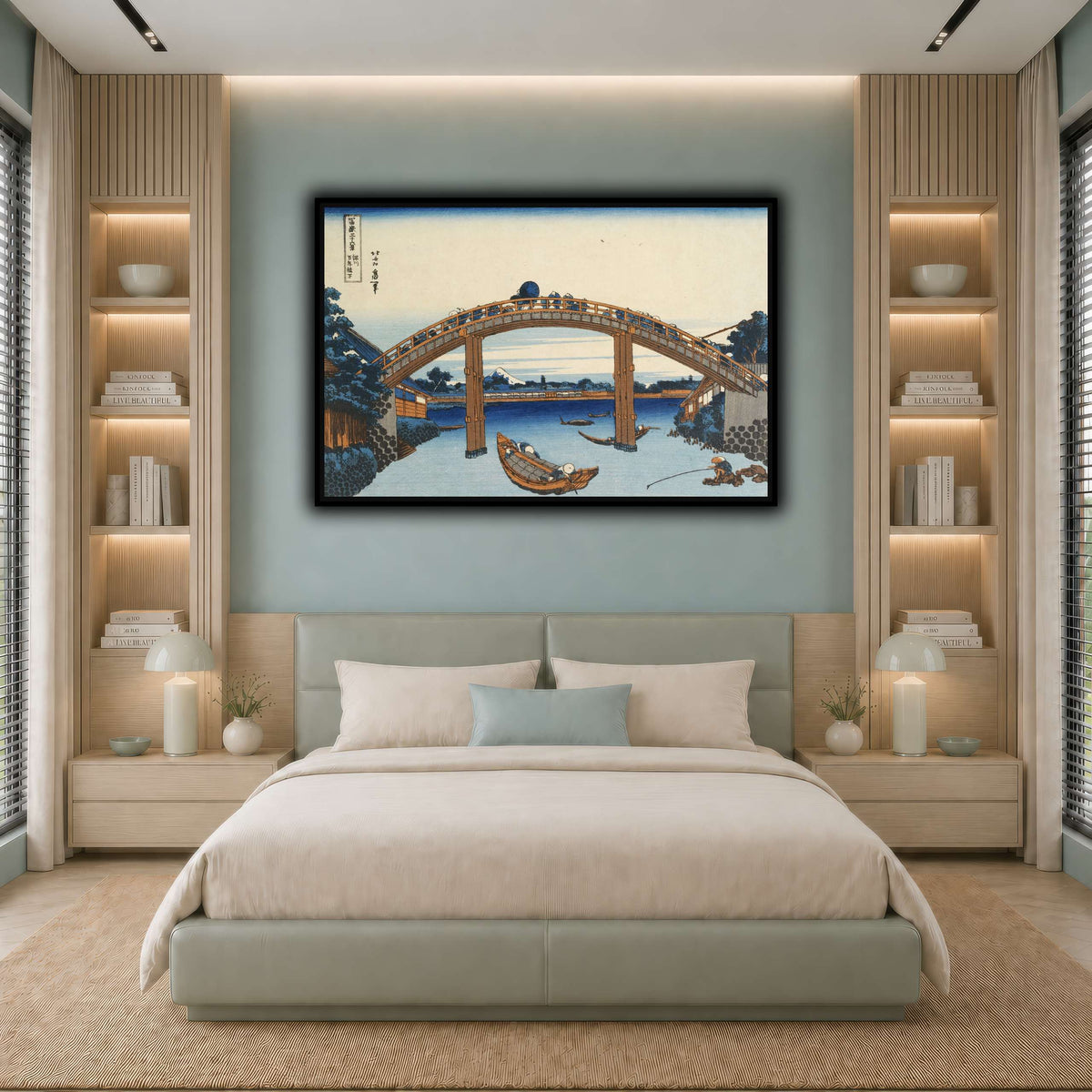5_Katsushika Hokusai  cool-bedroom