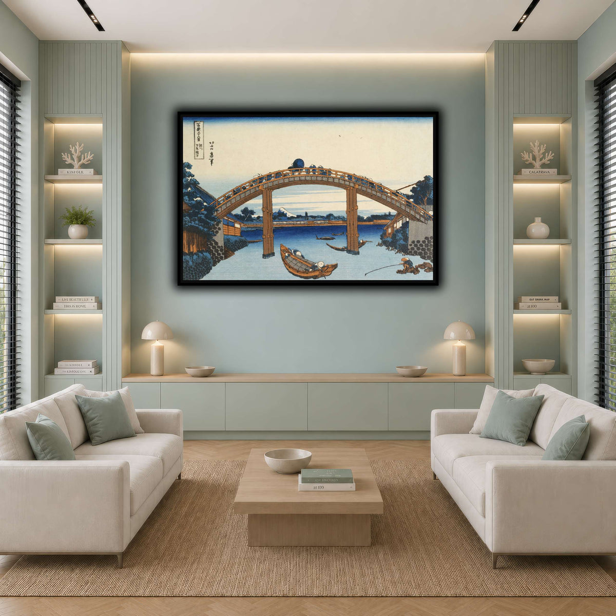 5_Katsushika Hokusai  cool-living room