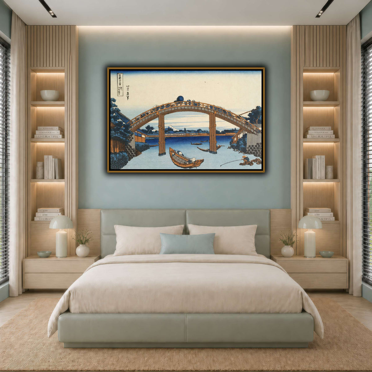 5_Katsushika Hokusai  cool-bedroom