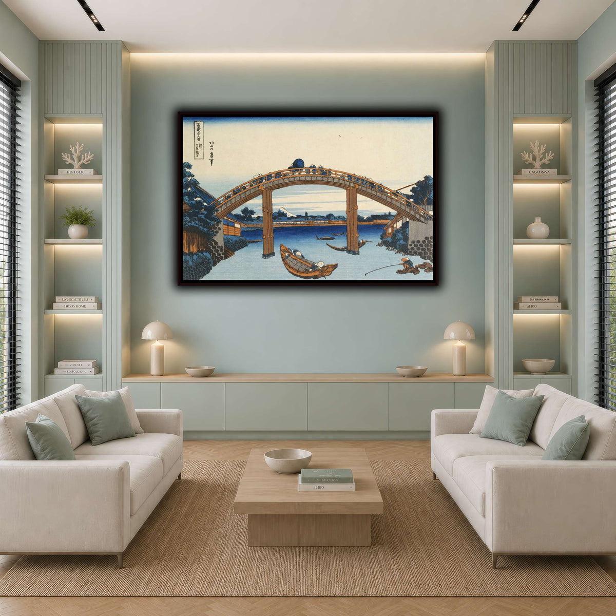 5_Katsushika Hokusai  cool-living room