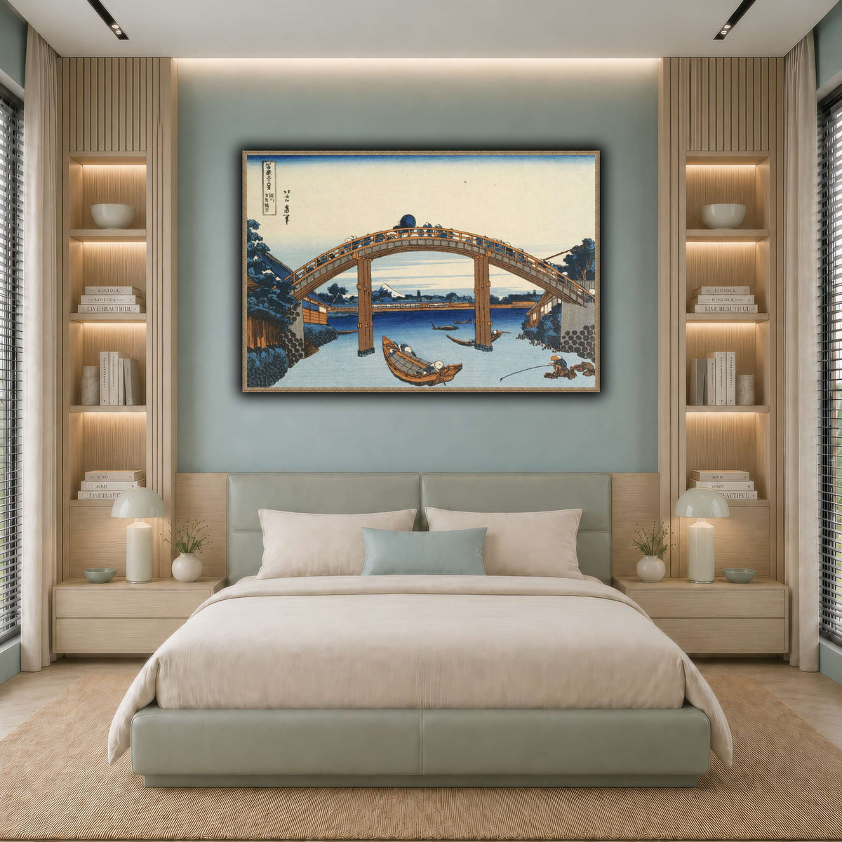 5_Katsushika Hokusai  cool-bedroom