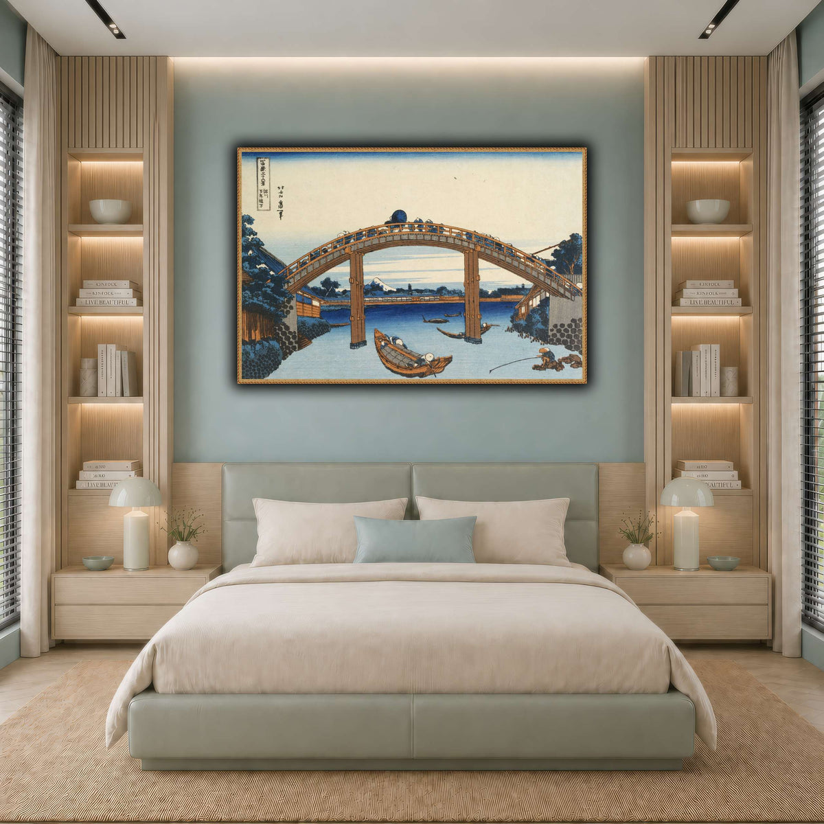 5_Katsushika Hokusai  cool-bedroom