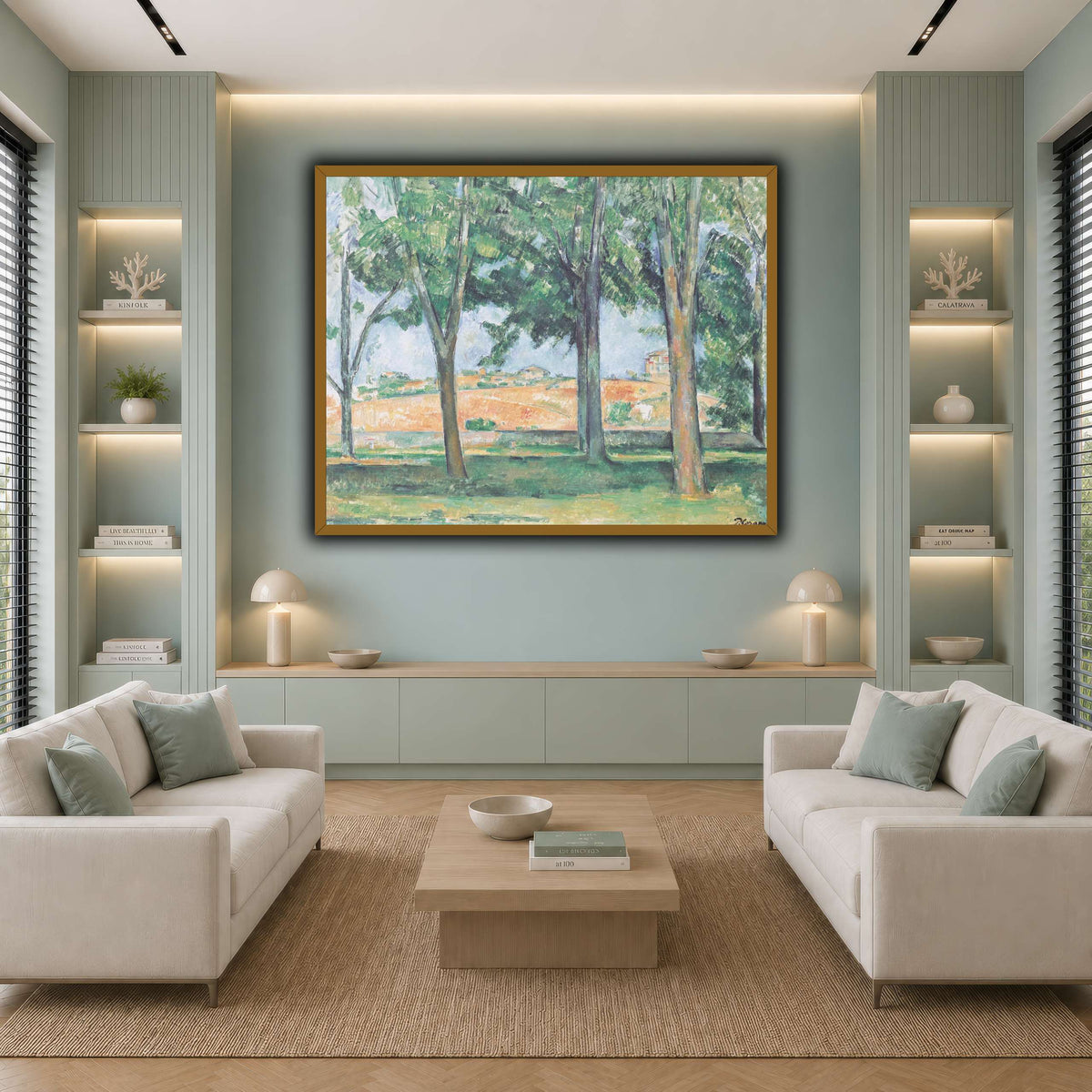 5_Paul_Cezanne cool-living room