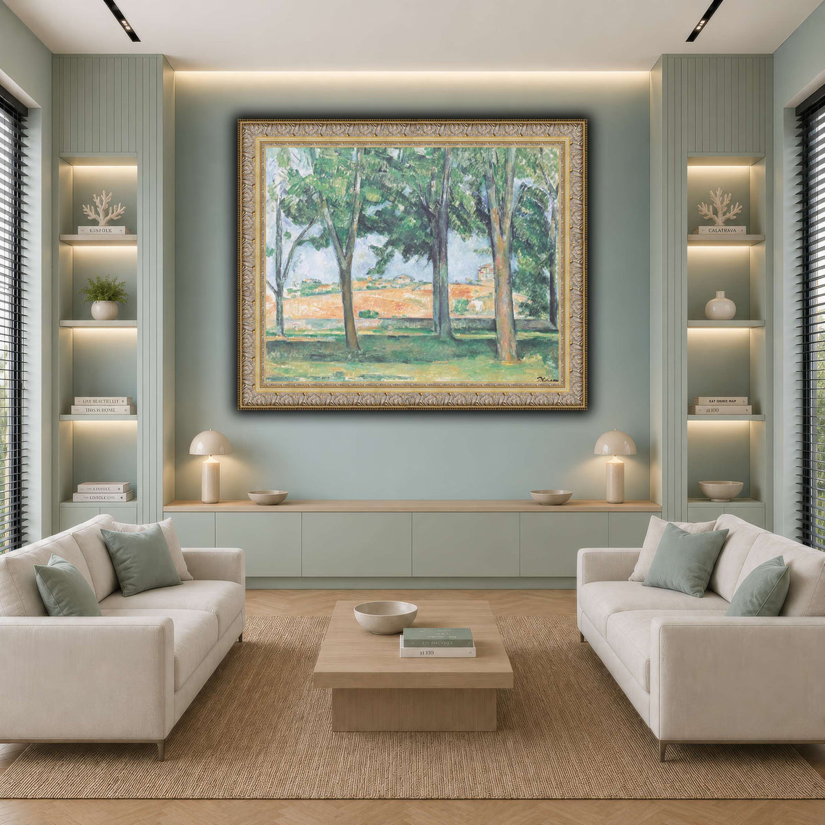 5_Paul_Cezanne cool-living room