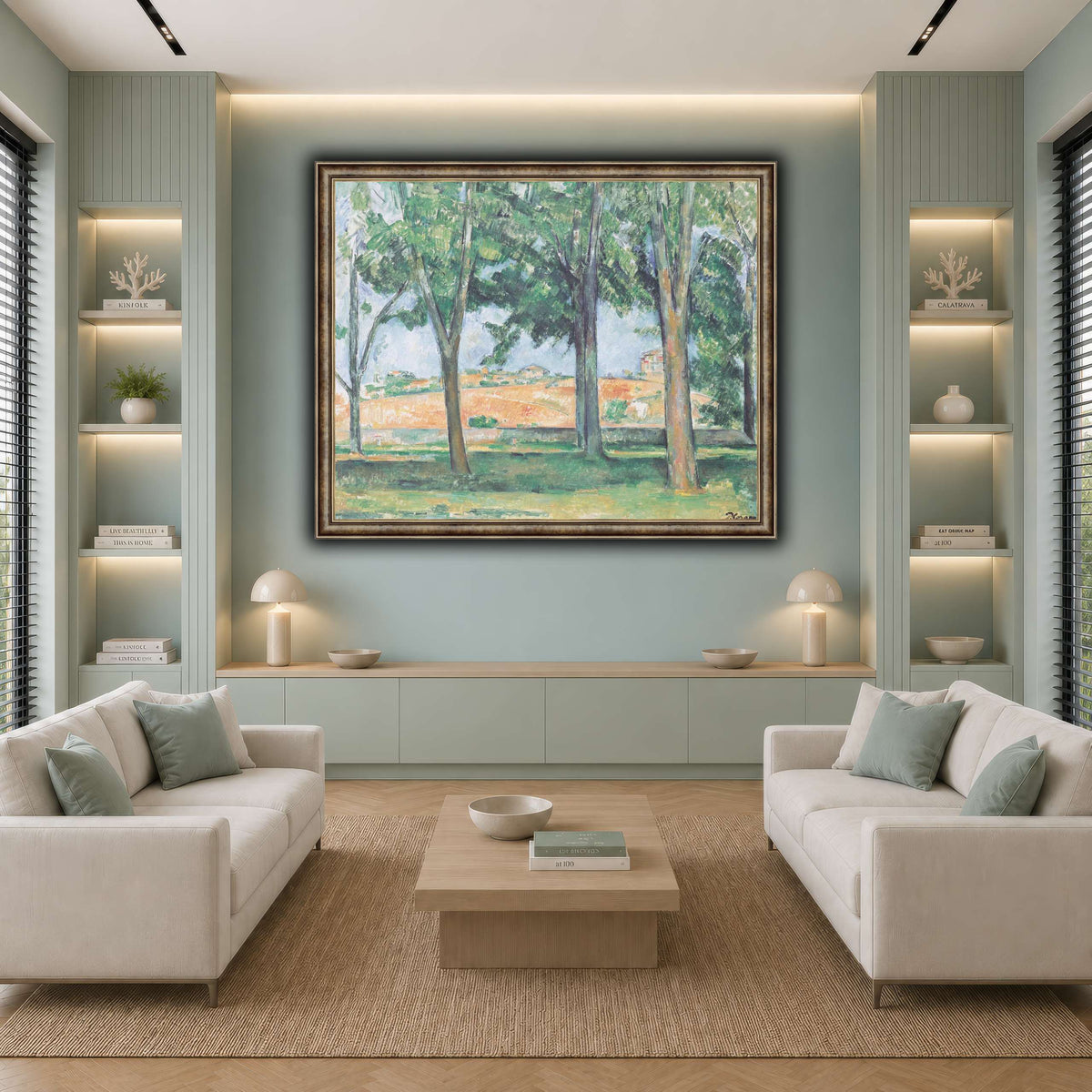 5_Paul_Cezanne cool-living room