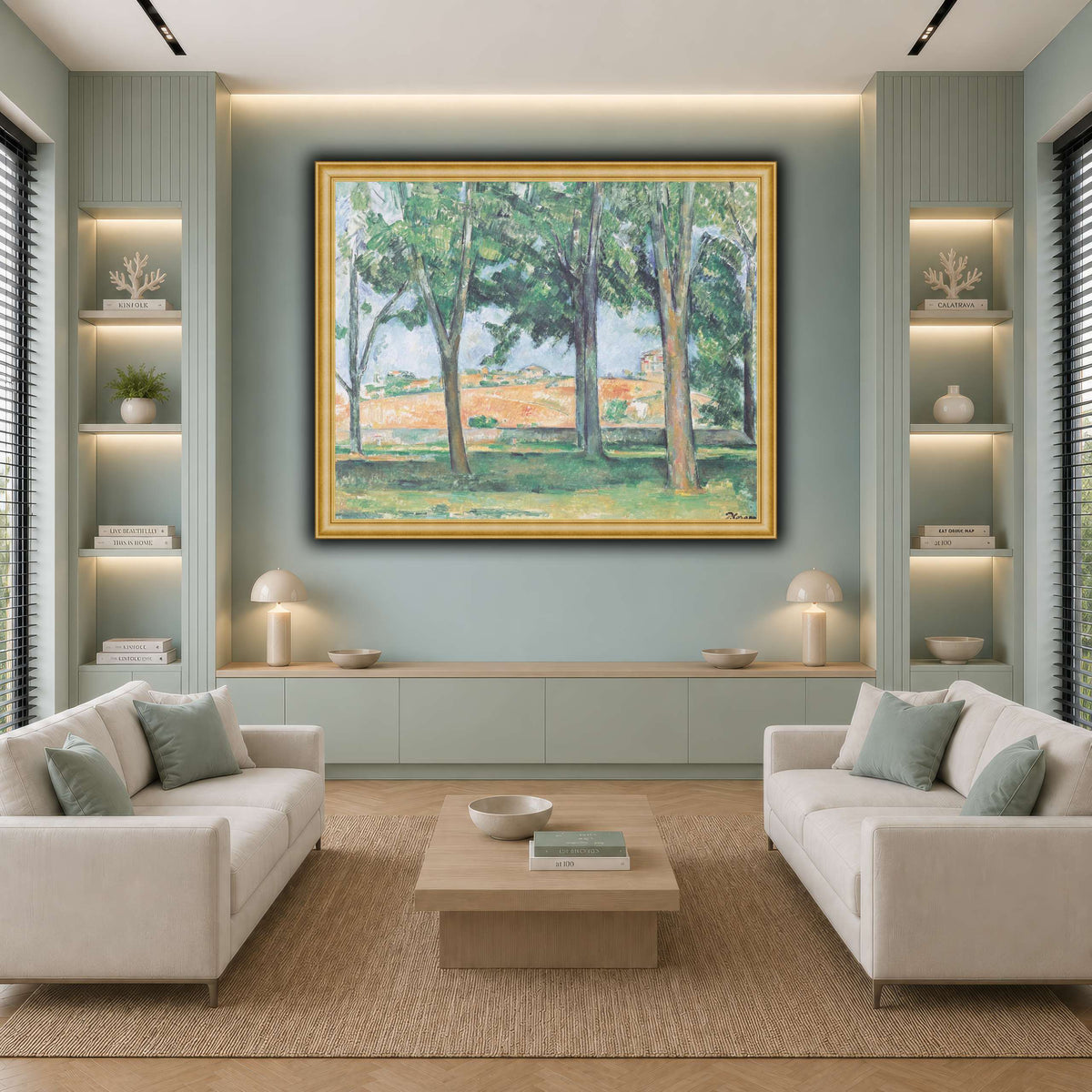 5_Paul_Cezanne cool-living room