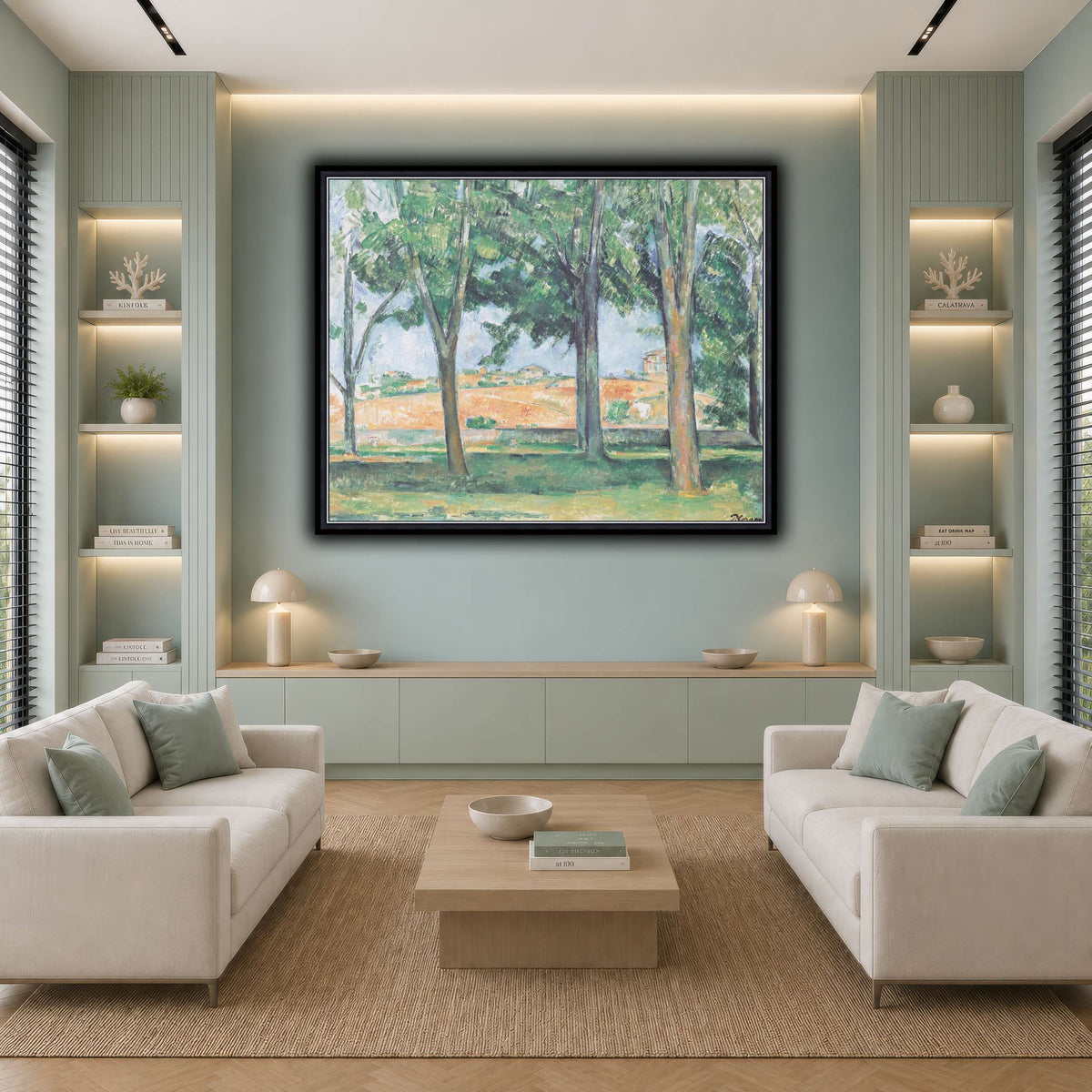 5_Paul_Cezanne cool-living room