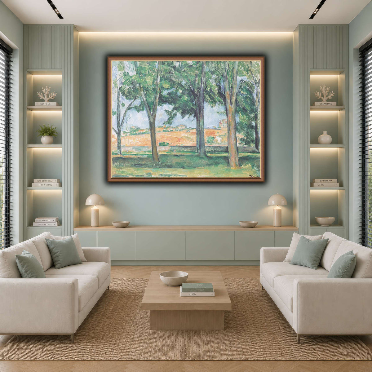 5_Paul_Cezanne cool-living room