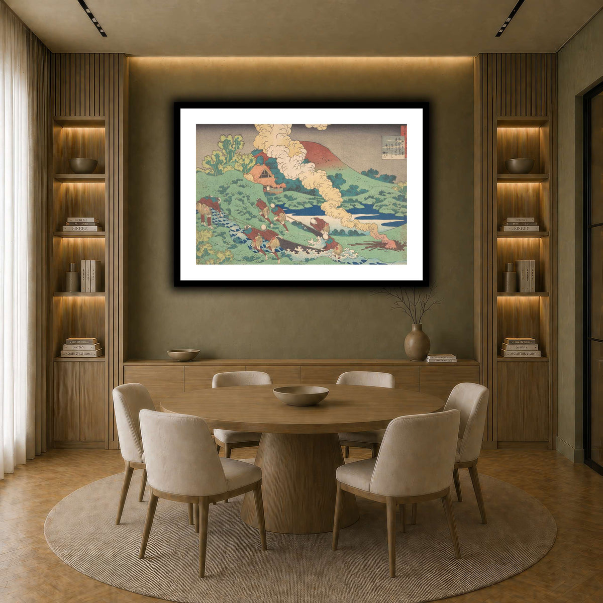 6_Katsushika Hokusai  earth-dining room