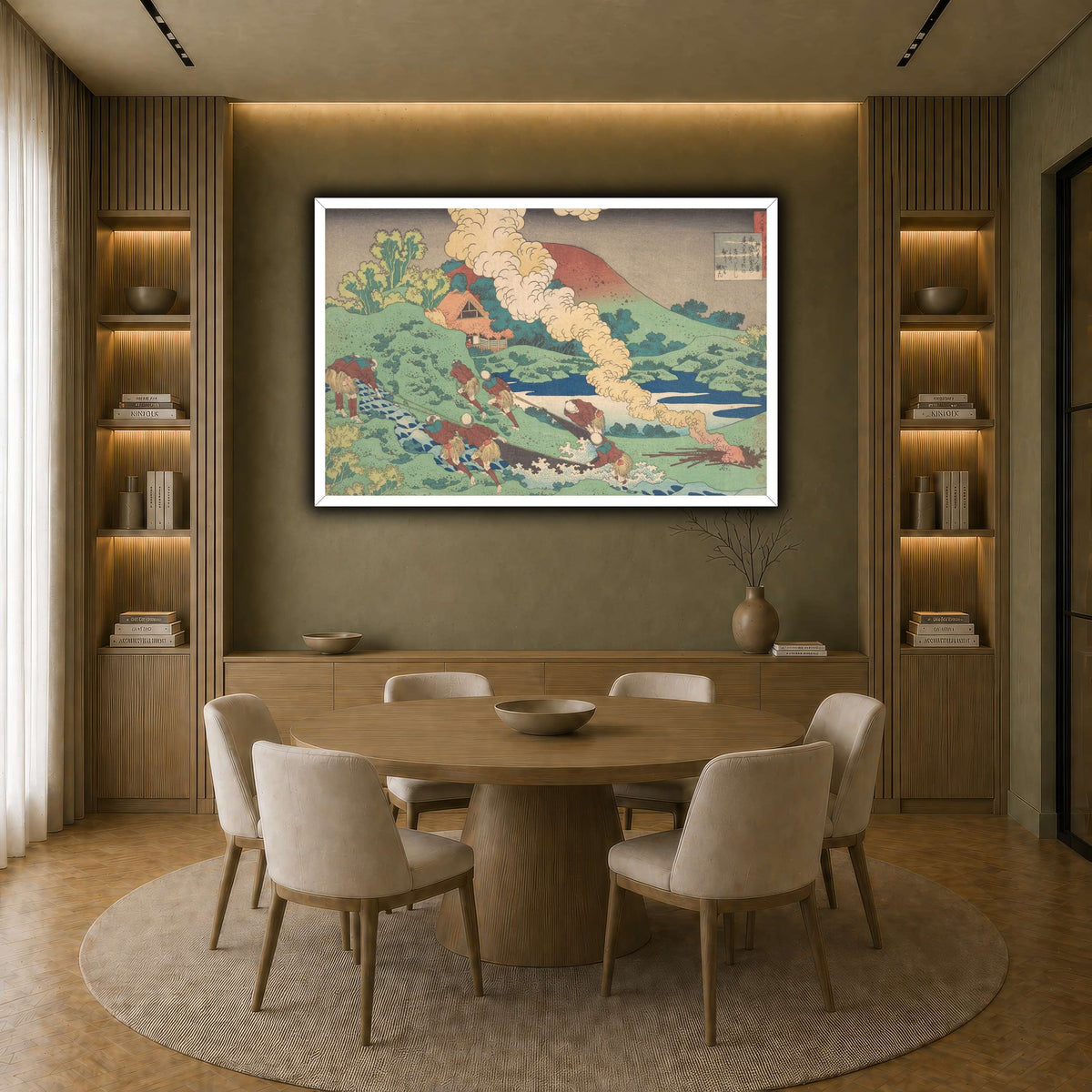 6_Katsushika Hokusai  earth-dining room