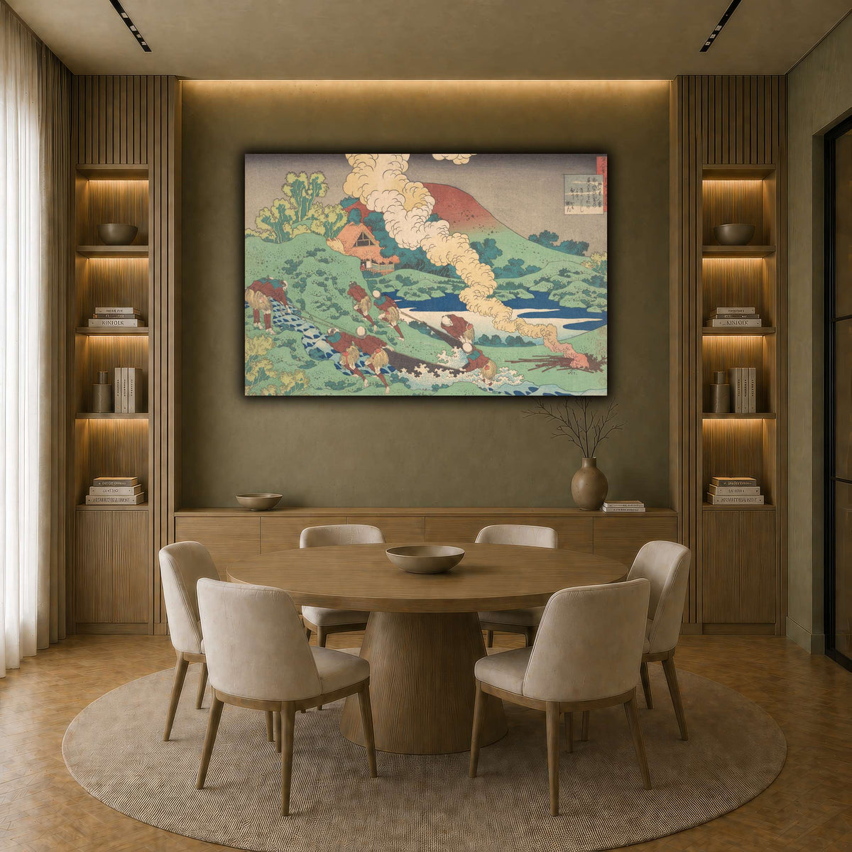 6_Katsushika Hokusai  earth-dining room
