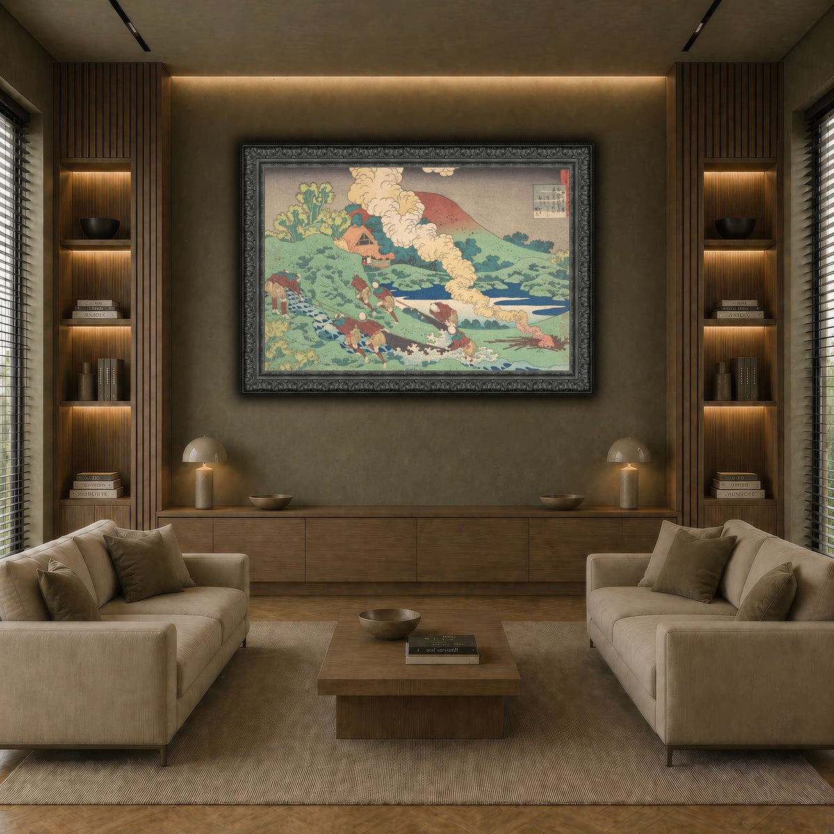 6_Katsushika Hokusai  earth-living room