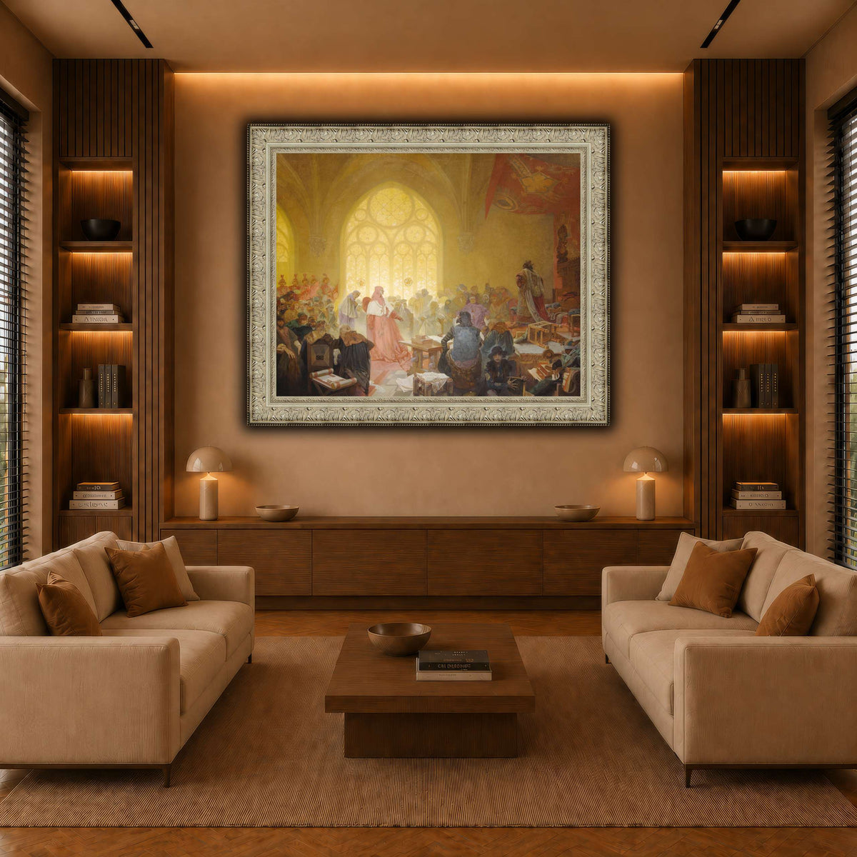 8_Alphonse_Mucha warm-living-room