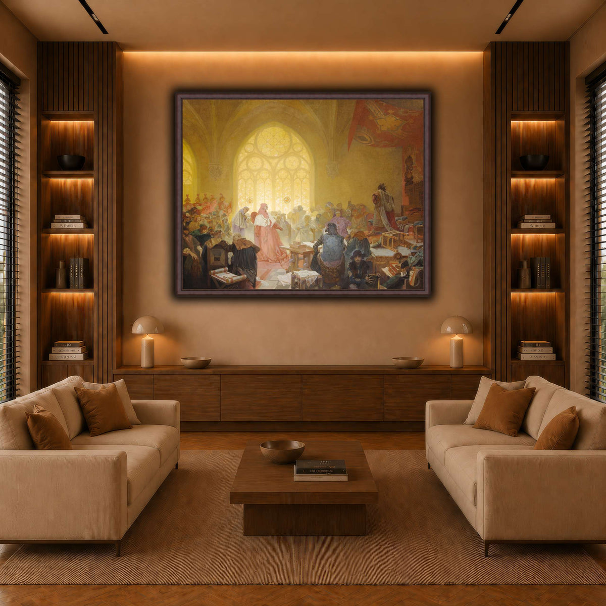 8_Alphonse_Mucha warm-living-room