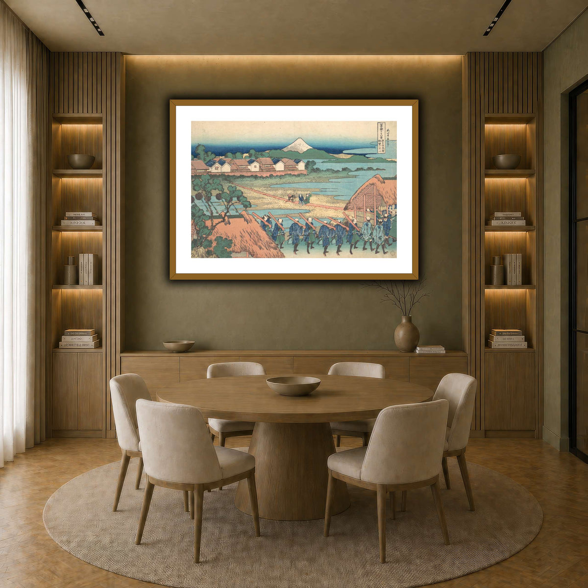 8_Katsushika Hokusai  earth-dining room