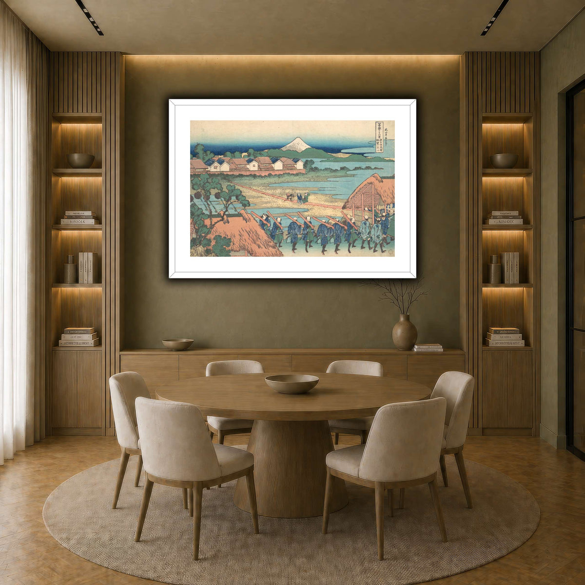 8_Katsushika Hokusai  earth-dining room