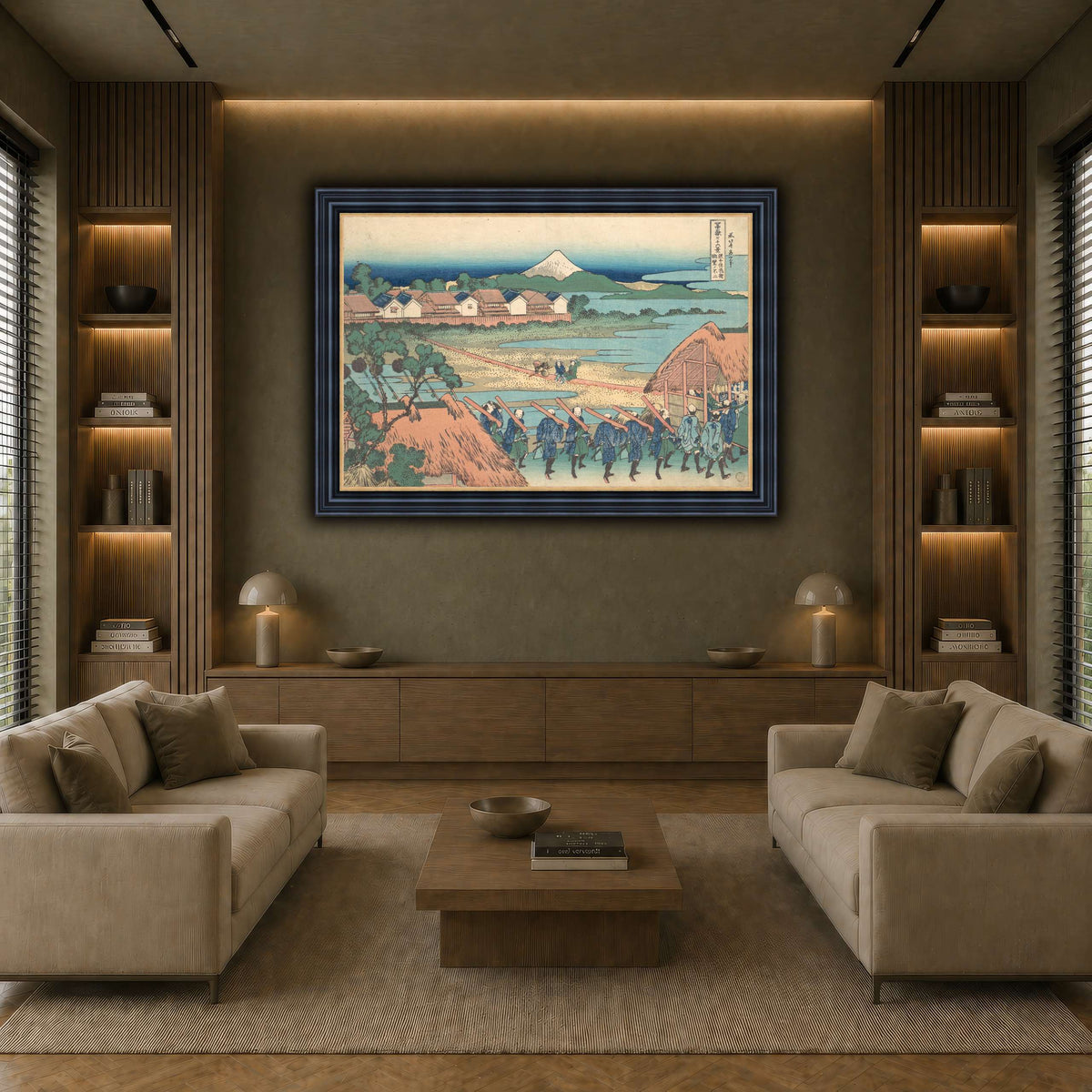 8_Katsushika Hokusai  earth-living room