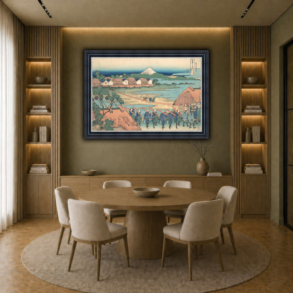 8_Katsushika Hokusai  earth-dining room