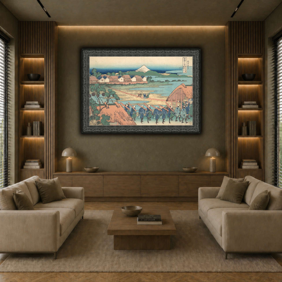 8_Katsushika Hokusai  earth-living room