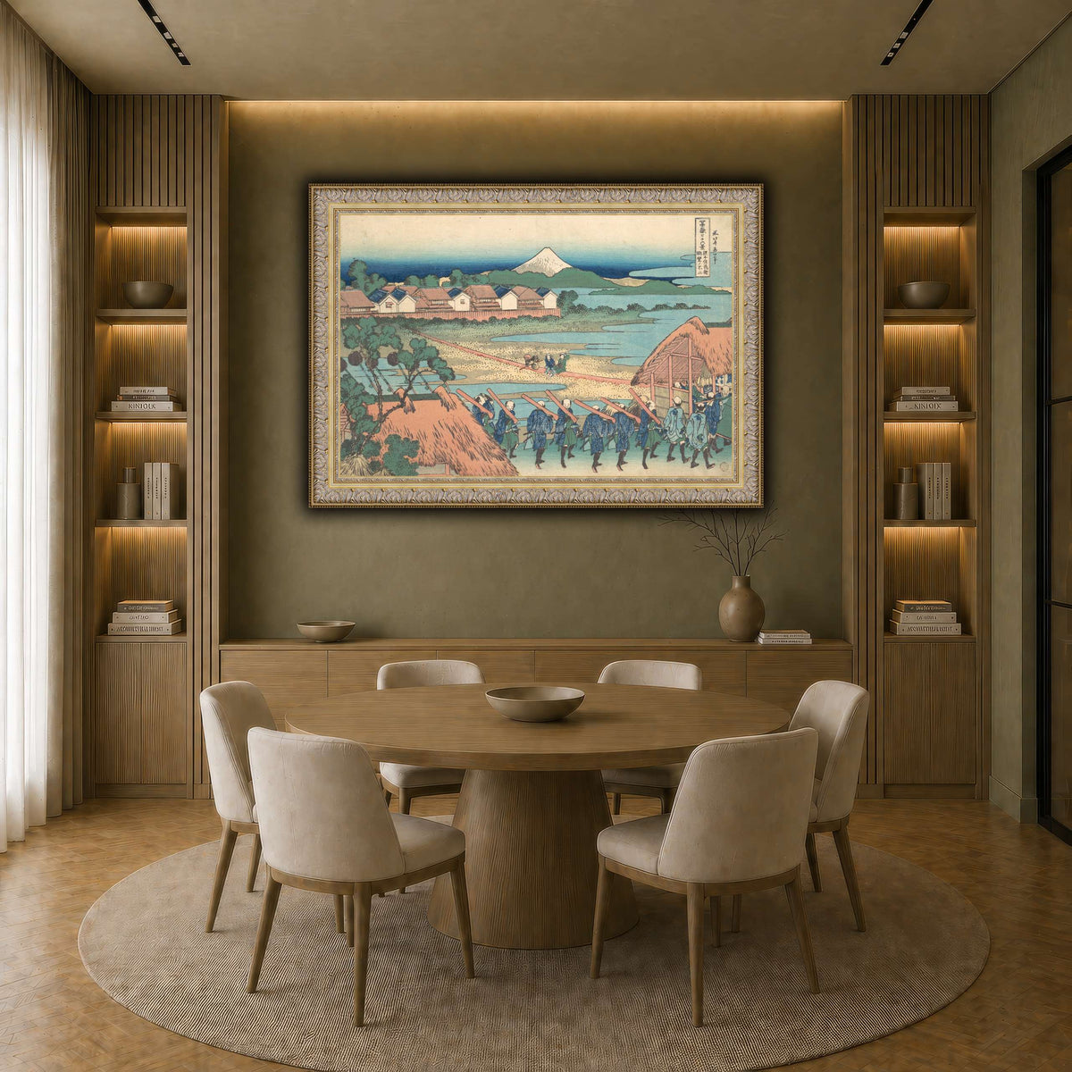 8_Katsushika Hokusai  earth-dining room