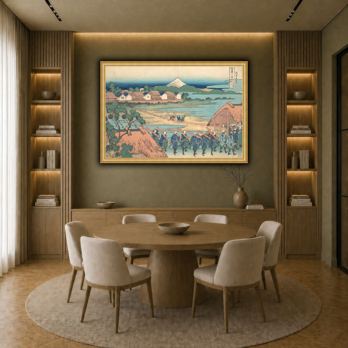 8_Katsushika Hokusai  earth-dining room